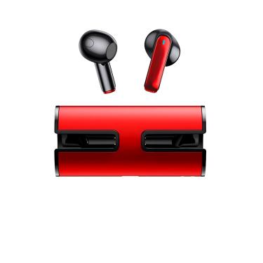 Imagem de Fone Intra Auricular Ouvido Sem Fio Bluetooth Earbuds Cor:Vermelho