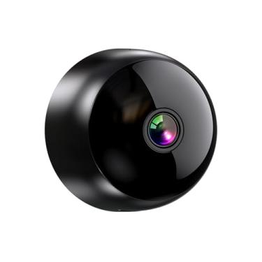 Imagem de Dpofirs Mini Câmera WiFi Interna Câmera Corporal para Sala de Segurança Doméstica Com Rotação de 360 ​​°, Visão Noturna Infravermelha, Vídeo HD 1080P para Monitoramento Interno