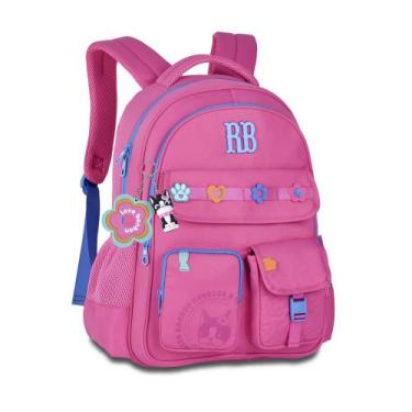 Imagem de Mochila Escolar Rebecca Bonbon Flower Coleção 2026 Original Clio, Rosa