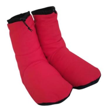 Imagem de Aymzbd Botas de Inverno, Meias para Dormir, Meias Térmicas, Meias Quentes E Aconchegantes para Sacos de Dormir E Mochilão, para Homens E Mulheres, Red S