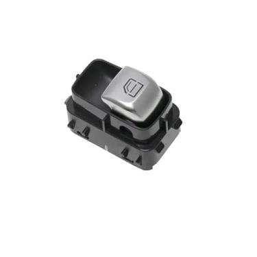 Imagem de Botões dos Vidros Elétricos, Interruptor de Controle Principal dos Vidros Elétricos, Console para Classe C W205 S205 X253 C200 C300 C350 C63 2059056811 (Modelo A Marrom)
