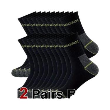 Imagem de Meias Masculinas Respiráveis E Antiodor Para Negócios, Cano Médio, 6-1