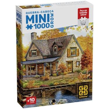 Imagem de Mini Quebra-cabeça 1000 peças Cores de Outono - Grow