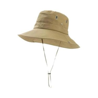 Imagem de Chapéu De Pescador Unissex Impermeável Com Proteção UV E Malha Respirá