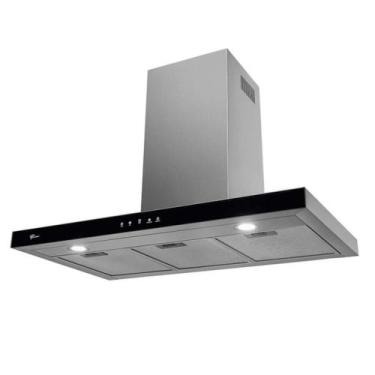 Imagem de Coifa De Parede Fischer Infinity 90cm 220v Vidro Com Touch Screen Cor 