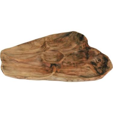 Imagem de Petisqueira Wood Home&Co 4x54x37cm Madeira Natural Utensílio de Mesa p