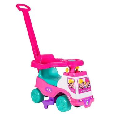 Imagem de Carrinho Andador Bebê Totoka Plus Menina Com Proteção E Empurrador Cardoso