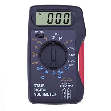 Imagem de Multímetro digital portátil genérico mini amperímetro de bolso voltímetro ohmímetro