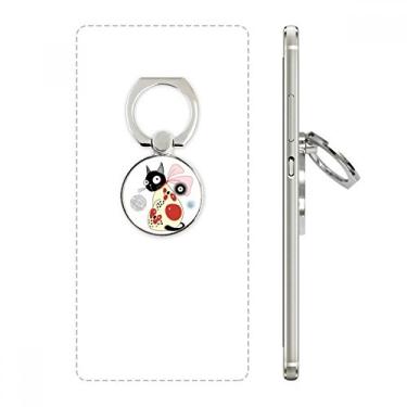 Imagem de Animal Pet Lover Lindo Anel de Telefone para Gatos Suporte Ajustável