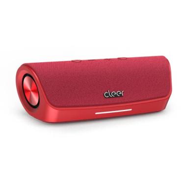 Imagem de Cleer Alto-falante Bluetooth inteligente com cena de áudio – À prova d'água IPX7, microfone embutido com cancelamento de eco, amplificador digital de carregamento USB-C, radiadores passivos duplos de