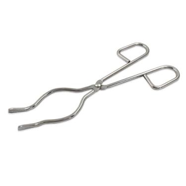 Imagem de Moicstiy Pinça de cadinho de 20 cm de grau profissional de aço inoxidável para laboratório, indústria