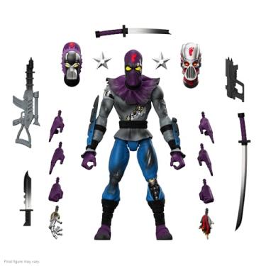 Imagem de Super7 ULTIMATES! Teenage Mutant Ninja Turtles Foot Soldier (Battle Damaged) - 7" TMNT Action Figure with Accessories Classic Cartoon Collectibles and Retro Toys