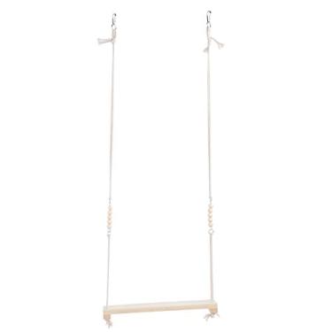 Imagem de Suporte de poleiro de frango, brinquedo de balanço de pintinho de madeira para galinheiro, acessórios de galinheiro, brinquedo de poleiro ao ar livre para aves domésticas