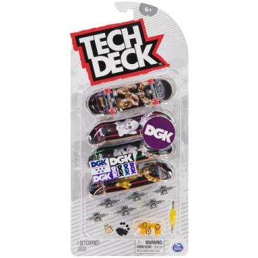 Imagem de Skate de dedo ultra dlx com 4 unidades tech deck sunny, Dgk kalis, UN
