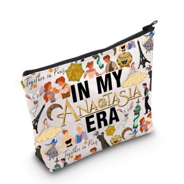 Imagem de WCGXKO Presente de filme de princesa Broadway para amantes musicais na minha bolsa de maquiagem AnastaEra presente para fãs de princesas, Bolsa Anasta, Casual