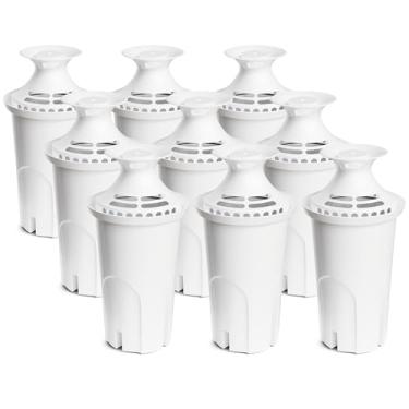 Imagem de Substituição de filtro de água compatível com jarras e dispensadores de água Brita, da DESENRUIS para Classic 35557, OB03, Mavea 107007, reduz cloro e mau gosto, livre de BPA, pacote com 9