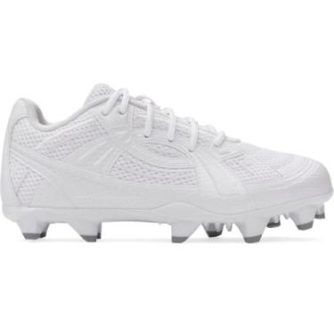 Imagem de Under Armour Tênis feminino Glyde Sola Pro TPU Softball Cleats, (105) Branco/Branco/Pedra, 36
