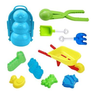 Imagem de 10 pçs neve bola de neve fabricante clip maker animal em forma de cast