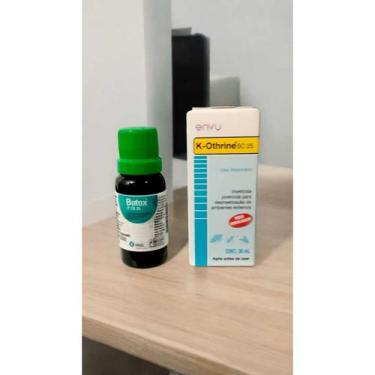Imagem de Kit Butox e K-Othrine limpeza perfeita Eliminador de Pulgas e Carrapat