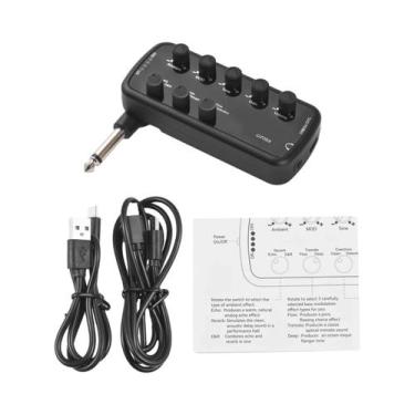 Imagem de Amplificador De Guitarra Mini Portátil Com Conector Para Fones De Ouvi