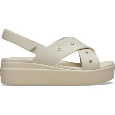 Imagem de Sandália Crocs Brooklyn 4U Cross Strap Sandal Frappe-Unissex