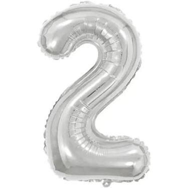 Imagem de Balão Número Metalizado 75cm Balao Aniversário Festa Eventos - CRGFEST