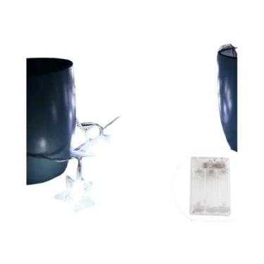 Imagem de Guirlanda De Luzes LED Em Forma De Estrela Para Decoração De Festas, C