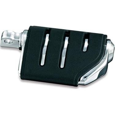 Imagem de Kuryakyn 7562 Motorcycle Footpegs: Premium Trident Dually ISO Pegs with Male Mount Adapters, Gloss Black, 1 Pair