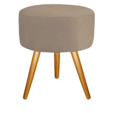 Imagem de Puf, Puff Para Sala Pé Palito Capuccino 50 Cm Altura