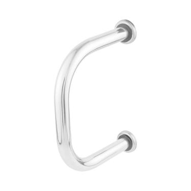 Imagem de Barra Corrimão De Apoio U 25X26X25 Aluminio Para Banheiro