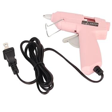 Imagem de Coladora a Quente, Poderosa Alça Ergonômica Mini Máquina de Cola Quente Pré-aquecimento Rápido Pequeno Aperto Forte 110‑240 V Seguro Com 100 Bastões de Cola para Escola (plugue americano)