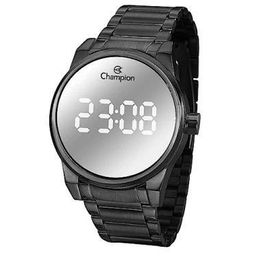 Imagem de Relógio CHAMPION feminino digital preto espelhado CH40124K