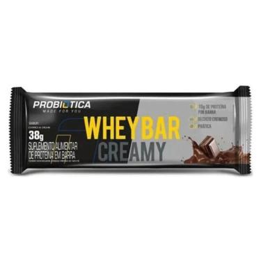 Imagem de Whey Bar Creamy - 1 Unidade 38g Cookies & Cream - Probiótica-Unissex