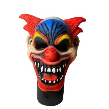 Imagem de Fantasia Máscara Palhaço Raivoso assustador Terror Festa 