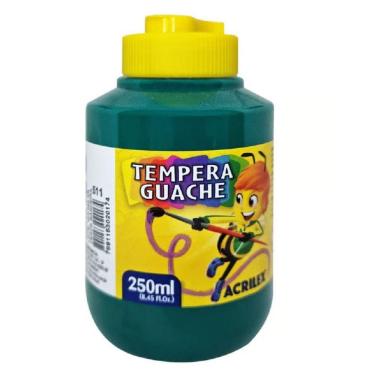 Imagem de Tempera Guache 250ml VERDE BANDEIRA - Acrilex
