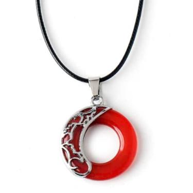 Imagem de Pinstant Tian Guan Ci Fu Heaven's Official Blessing Anime Hua Cheng Xie Lian Colar com pingente, 1.1 inch wide, Esmalte, Metal