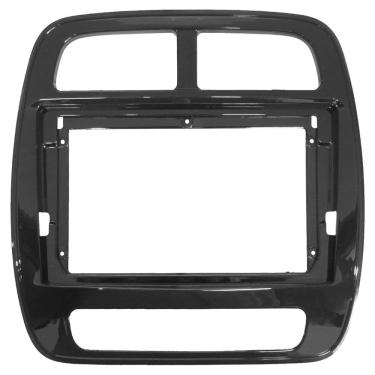 Imagem de Moldura Painel 2 Din 9 Polegadas Kwid 2022 em Diante Black Piano