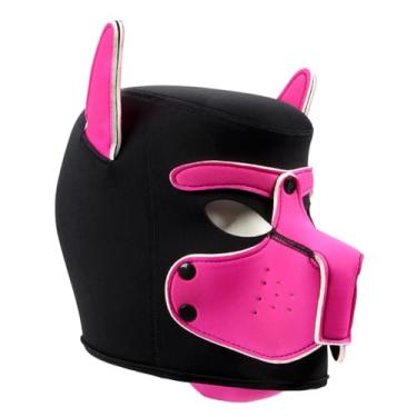Imagem de Capuzes de neoprene com capuz para cachorro focinheira