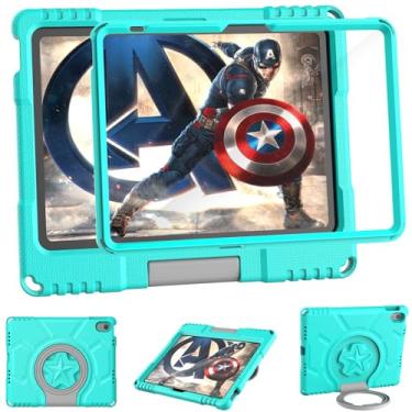 Imagem de Lainergie Capa infantil para iPad 10ª geração de 11 polegadas (2022) e iPad Air 11 polegadas 2024 e iPad Pro 11 polegadas M4 (2024), leve à prova de choque, protetor de tela integrado com suporte,