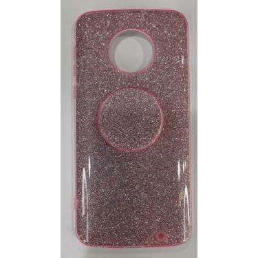 Imagem de Capa Capinha moto g6 plus Glitter Brilhante Diversas Cores - sem, rosa