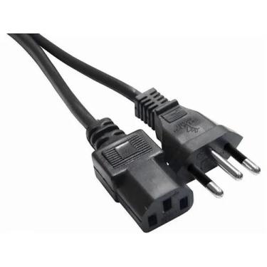 Imagem de Cabo AC de energia padrão BR com conector IEC C13 - OeM