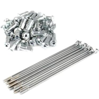 Imagem de Jogo de Raio Cromado Dianteiro 4.00mm - CG 125/150 - Fan 125 - Loja Du