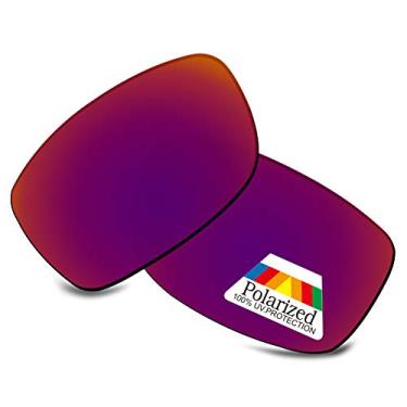 Imagem de Bwake Lentes de reposição para óculos de sol Oakley Gauge 8 L OO4124 - roxo framboesa polarizado