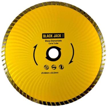 Imagem de Disco Diamantado Turbo Ultra Fino 230mm Furo Central 22,2mm - Black Ja