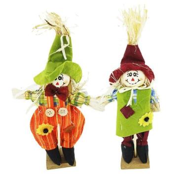Imagem de Estátua de Espantalho Decorativo Sortido 24cm - Aliança