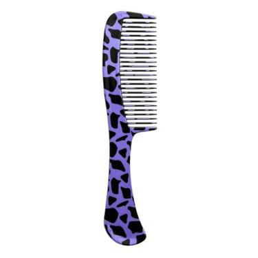 Imagem de Pente De Plástico Com Dentes Médios Animal Print Marco Boni, Roxo