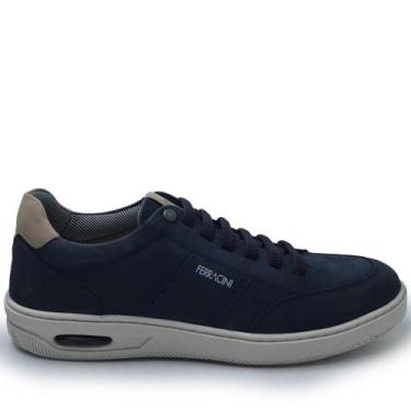 Imagem de Sapatênis Ferracini Masculino New Blady 2630, 42, Azul, Marinho