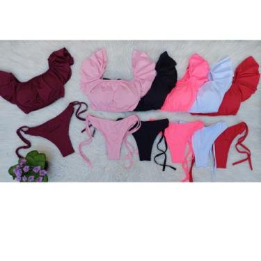 Imagem de Biquíni Ciganinha Suplex Gringas Model, Rosa, Pálido, Único 36-42