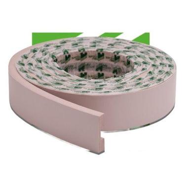 Imagem de Eva Rodapé Acabamento Painel Ripado Laminado 2,5m Play Rosa+ - Meu Rod