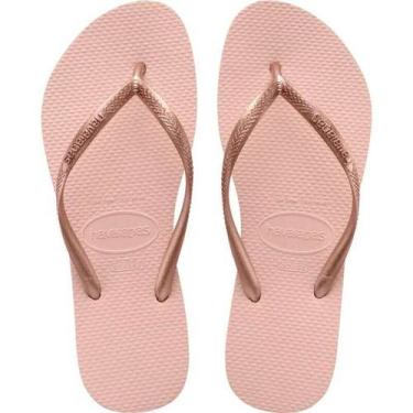 Imagem de Chinelo Havaianas Slim - Feminino, Rosa ballet, 39/40